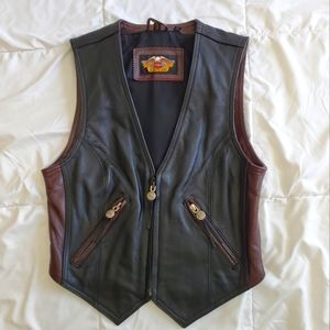 Woman authentic Harley Davidson Vest 95th